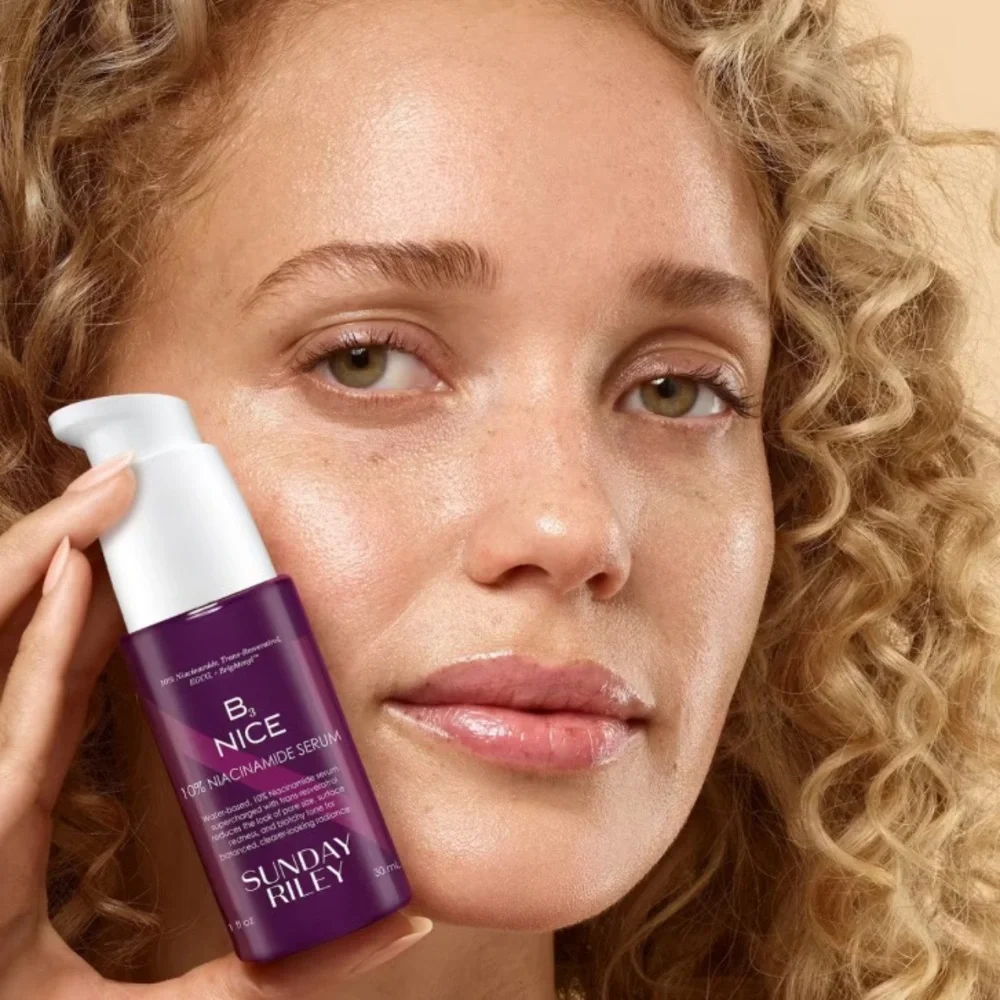 Sunday Riley Be Nice B3 10% Niacinamide Serum reduce pores evens firms +radiance